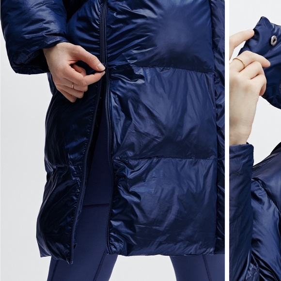 Fabletics Adeline Shine Oversized Long Puffer - Picture 11 of 13